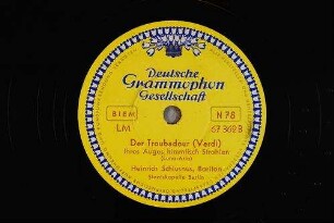 Der Troubadour : Ihres Auges himmlisch Strahlen (Luna-Arie) / (Verdi)