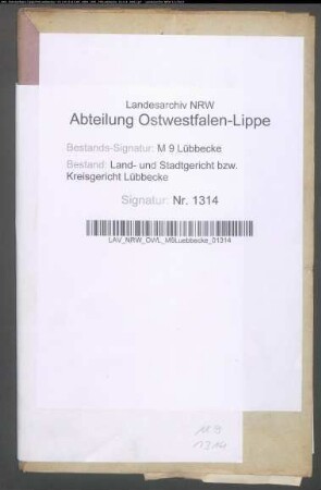 Erblasser: Windhorst, Anne Marie Elisabeth, geb. Stürmer: