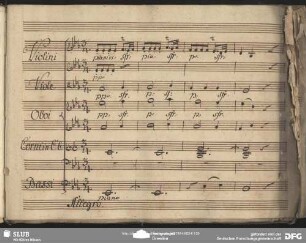 Einlage Aria (Ferdinano Paer): "Lo stile in sacco poniti subito"