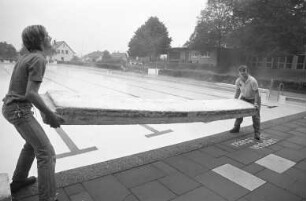 Beendigung der Freibadsaison im Freibad Wolfartsweier