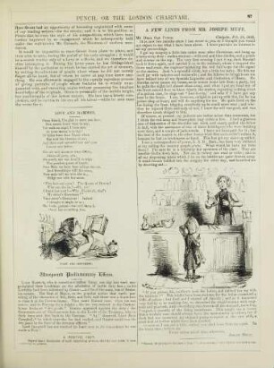 Toast and sentiment; A few lines from Mr. Joseph Muff