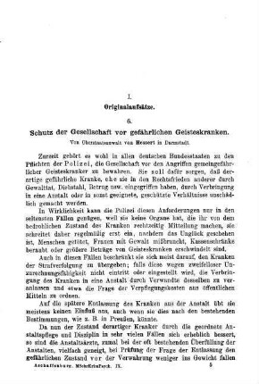 65-72, Schutz der Gesellschaft vor gefährlichen Geisteskranken