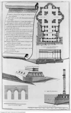 Templum vaticanum et ipsius origo - p. 293: Roma, San Pietro in Vaticano, rilievo della costruzione dei fondamenti