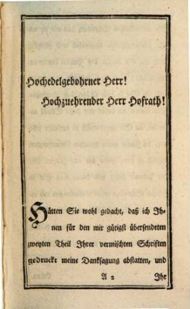 Denkmaal zur Ehre des sel. Herrn Klotz : nebst einigen Briefen