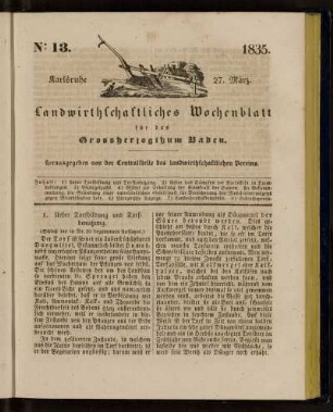 No. 13. 27. März