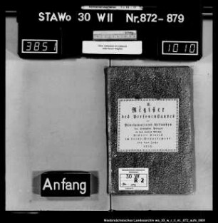 Zivilstandsregister Wenzen (Kanton Greene)
