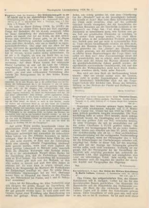 9-10 [Rezension] Wagner, Friedrich, Der Sittlichkeitsbegriff in der Hl. Schrift und in der altchristlichen Ethik