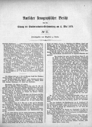 No. 17, 4. Mai 1876