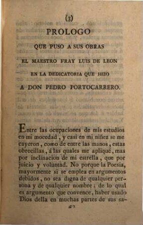 Poesias Del Maestro Fray Luis De Leon