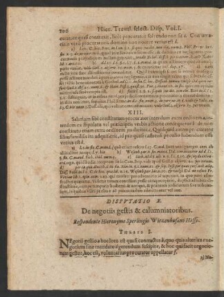 Disputatio X. De negotiis gestis & calumniatoribus
