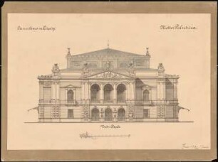 Konzerthaus, Leipzig: Vorderfassade
