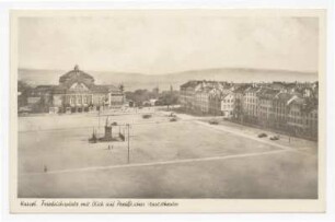 Kassel. Friedrichsplatz mit Blick auf Preußisches Staatstheater