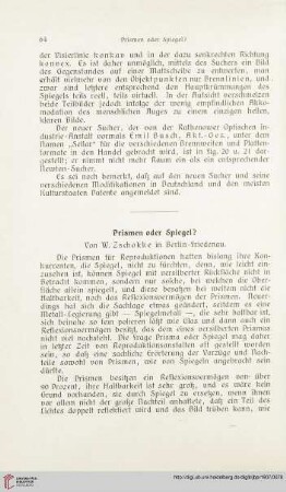 21: Prismen oder Spiegel?