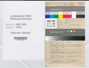 Entnazifizierung Richard Kawczyk, geb. 03.04.1889 (Regierungsbeamter)