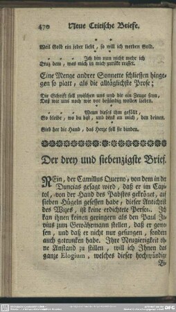 Der drey und siebenzigste Brief