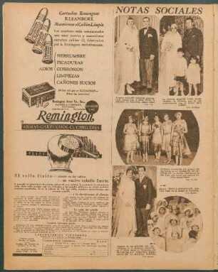 Notas sociales [Fotografías]
