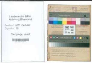 Entnazifizierung Josef Campinge , geb. 16.03.1905 (Kaufmaennischer Angestellter)