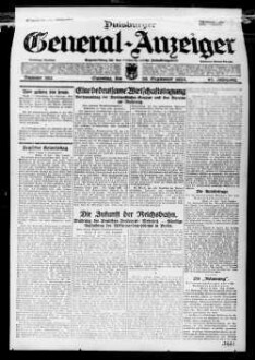 Duisburger General-Anzeiger. 1914-1935