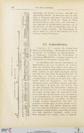 XIV. Fachwerkbauten