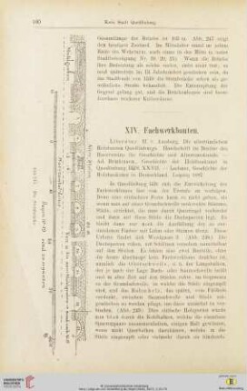 XIV. Fachwerkbauten
