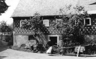 Obercunnersdorf. Fiedlermühle, Bauerngehöft zu dem die Windmühle gehörte