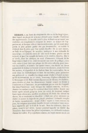 R (Réchaud - Retable)
