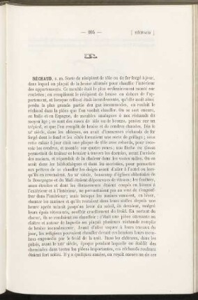 R (Réchaud - Retable)