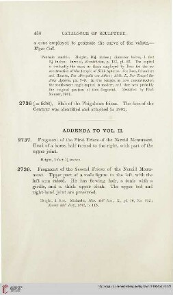 Addenda to Vol.II.