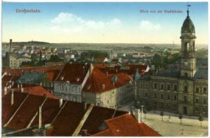 Großenhain. Blick von der Stadtkirche