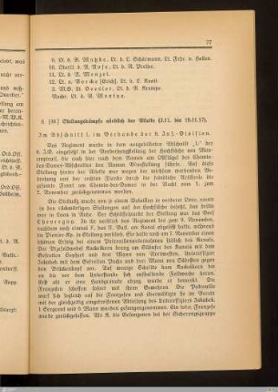 8. Stellungskämpfe nördlich der Ailette