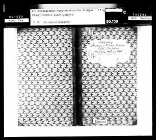 Kassenrechnung 1805/06