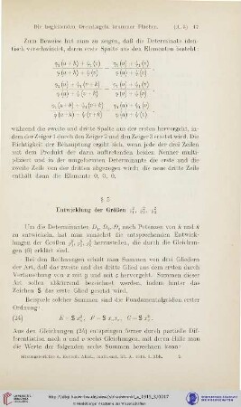 § 5. Entwicklung der Größen p2/1, p2/2, p2/3