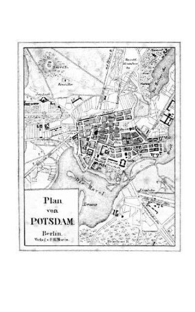 Karte: Plan von Potsdam