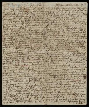 Brief von Johann Heinrich Christian Bang an Friedrich Creuzer