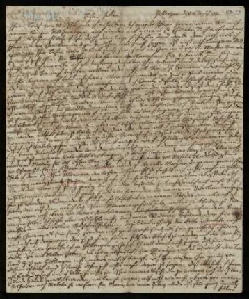 Brief von Johann Heinrich Christian Bang an Friedrich Creuzer