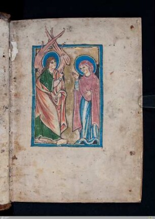 Miniatur: Verkündigung an Maria