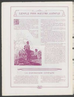 Ejemplo para nuestra juventud