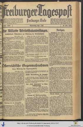 Nr. 126-149 (Juni 1933)