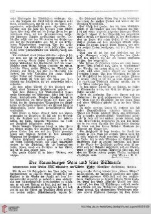 Der Naumburger Dom und seine Bildwerke, aufgenommen durch Walter Hege, beschrieben von Wilhelm Pinder