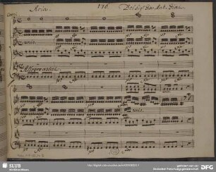 Adriano in Siria. Excerpts - Mus.1-F-82,14-7 : S, strings, bc