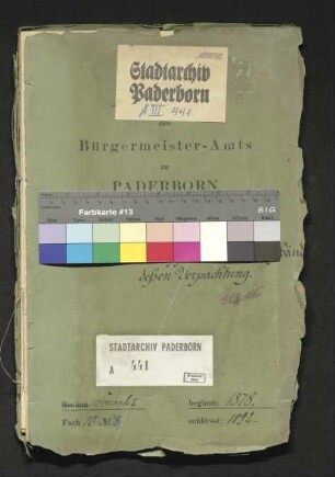 Verpachtung des Schuppens beim Archivgebäude.