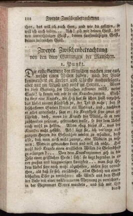 Zweyte Zwischenbetrachtung von den drey Gattungen der Menschen