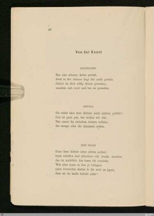 Eine Frage