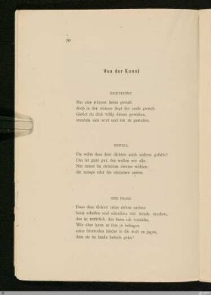 Eine Frage