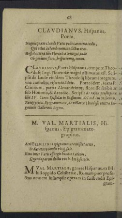 M. Val. Martialis