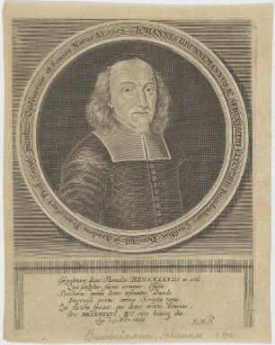 Bildnis des Iohannes Brunnemannus