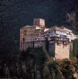 Griechenland, Athos, Kloster Dionysiou an der Westküste