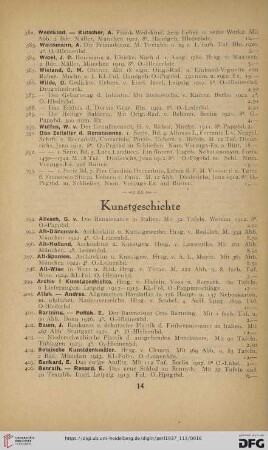 Kunstgeschichte (Nr. 394 - 738)