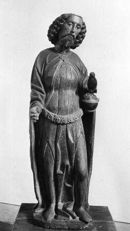 Heiliger Oswald : Heiliger Oswald. Holz, geschnitzt (1401/1500). Graz: Diözesanmuseum