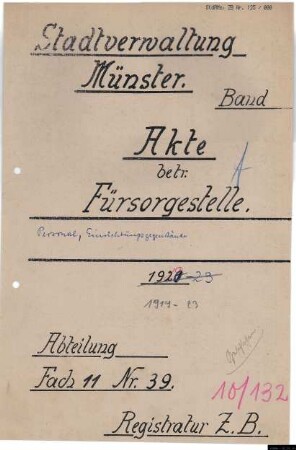 Fürsorgestelle